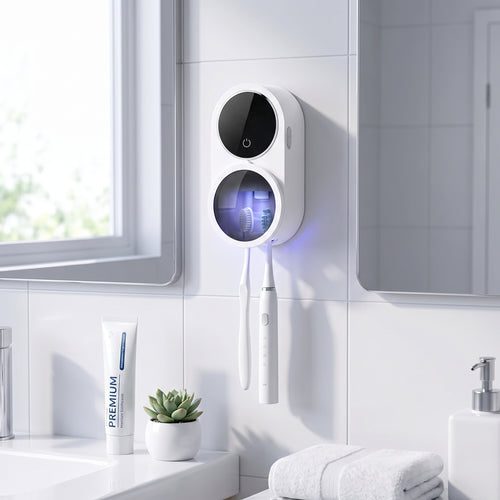 Dual Smart Toothbrush Sanitizer